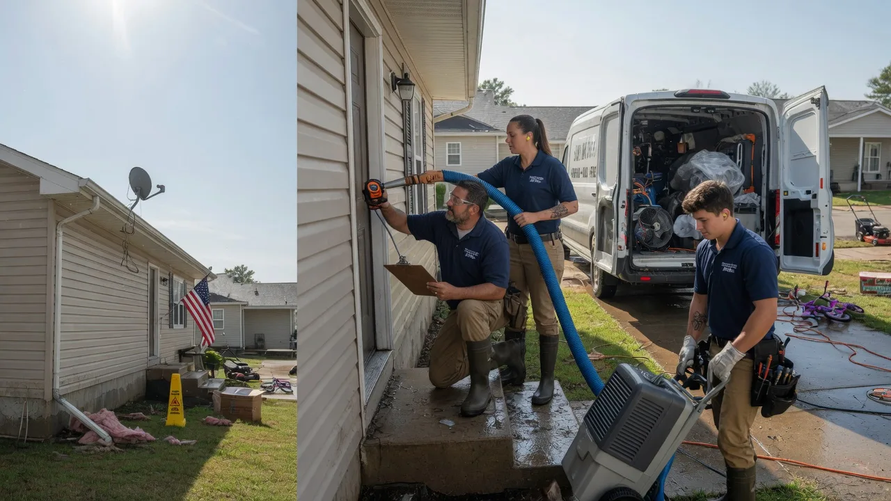 Ceiling Water Damage Restoration in Eagle Rock, MO near me